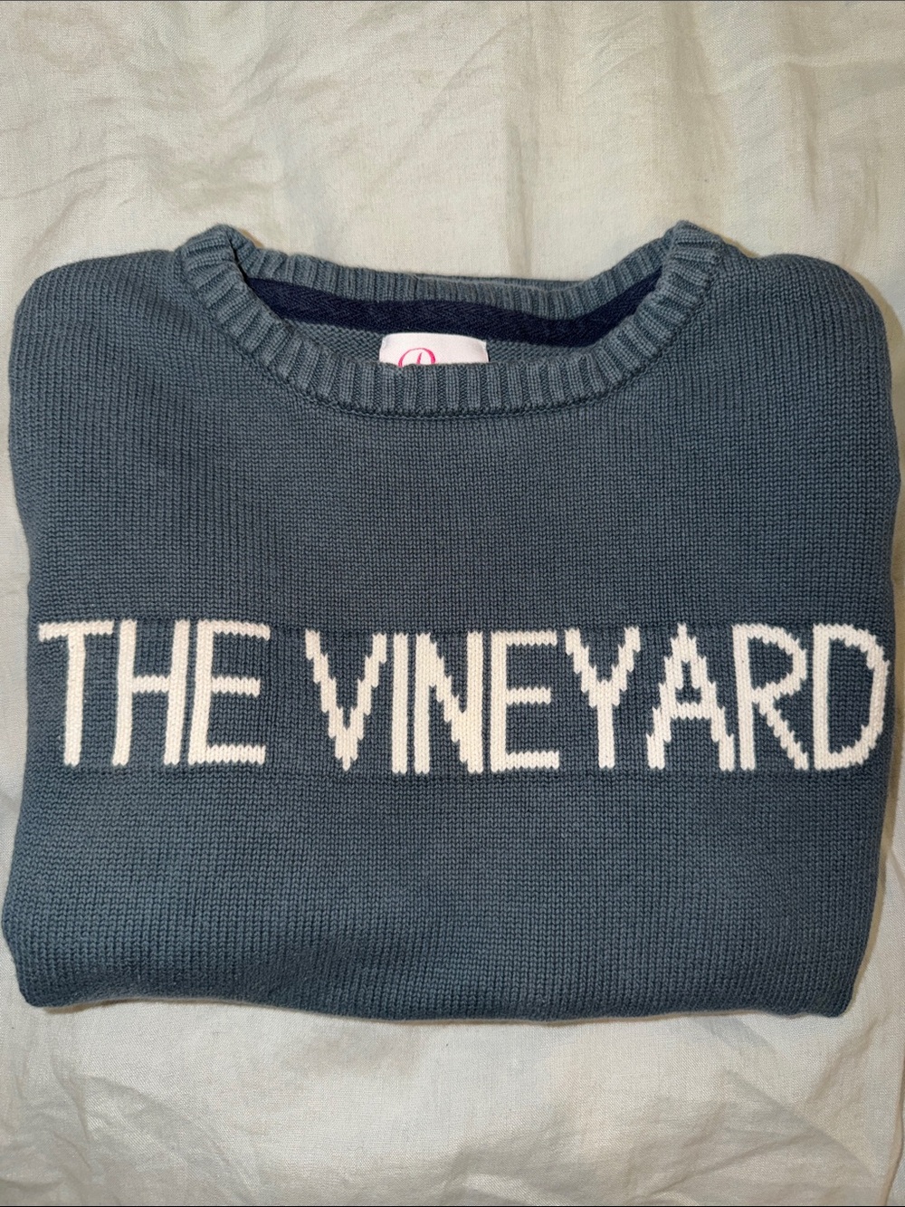 The Vineyard Knit Sweater - Slate Blue